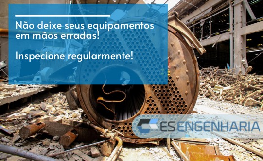 Inspeção técnica NR-13 em caldeira industrial